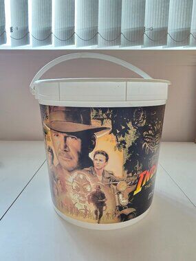Vintage Indiana Jones and the Kingdom of the Crystal Skull Movie Bucket